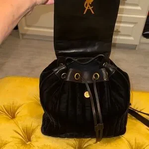 Yves Saint Laurent | Bags | Yves Saint Laurent Velvet Black  display picture 3